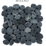 Miseno Sliced Pebble in Black